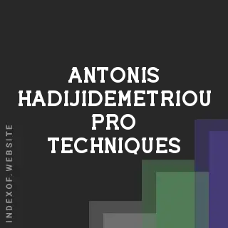 Antonis Hadijidemetriou Pro Techniques | Indexof