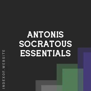 Antonis Socratous Essentials | Indexof