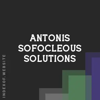 Antonis Sofocleous Solutions | Indexof
