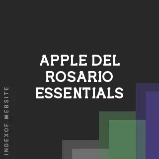 Apple Del Rosario Essentials | Indexof