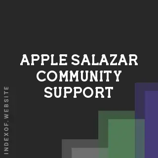 Apple Salazar Community Support | Indexof
