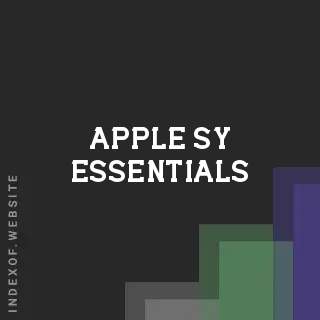 Apple Sy Essentials | Indexof