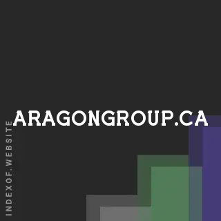 aragongroup.ca by Kwame McDonald site -  Indexof
