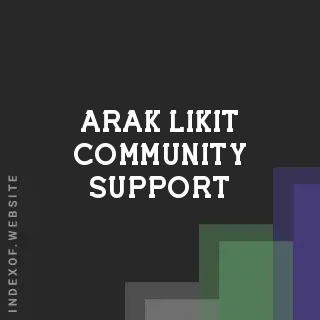 Arak Likit Community Support | Indexof