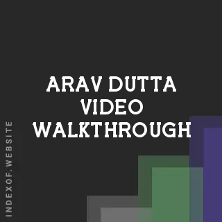 Arav Dutta Video Walkthrough | Indexof