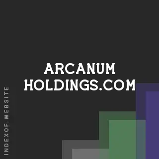 arcanum-holdings.com by Isla Wong site -  Indexof