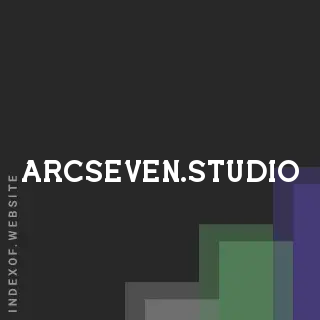 arcseven.studio by Ilmari Moilanen site -  Indexof