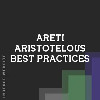 Areti Aristotelous Best Practices | Indexof