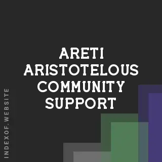 Areti Aristotelous Community Support | Indexof