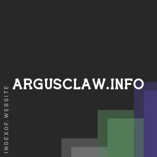 argusclaw.info by Claes Ahlberg site -  Indexof