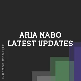 Aria Mabo Latest Updates | Indexof