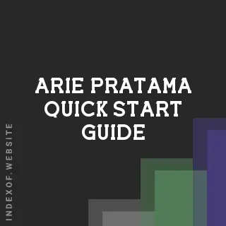Arie Pratama Quick Start Guide | Indexof