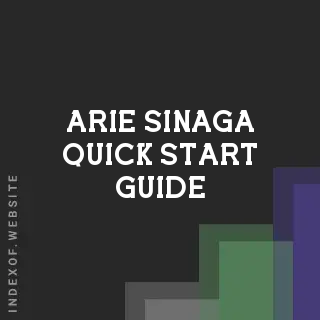 Arie Sinaga Quick Start Guide | Indexof