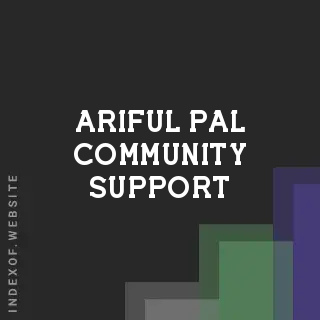 Ariful Pal Community Support | Indexof