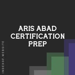 Aris Abad Certification Prep | Indexof