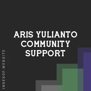Aris Yulianto Community Support | Indexof