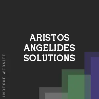 Aristos Angelides Solutions | Indexof