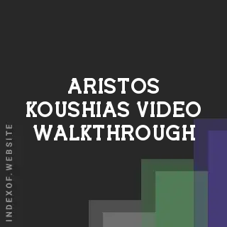 Aristos Koushias Video Walkthrough | Indexof