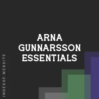 Arna Gunnarsson Essentials | Indexof