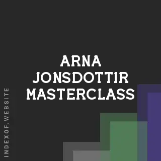 Arna Jonsdottir Masterclass | Indexof