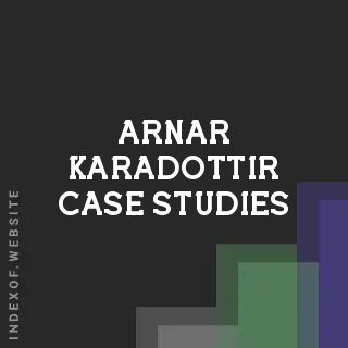 Arnar Karadottir Case Studies | Indexof