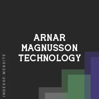 Arnar Magnusson Technology | Indexof