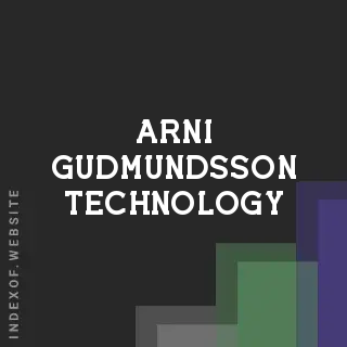 Arni Gudmundsson Technology | Indexof