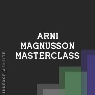 Arni Magnusson Masterclass | Indexof