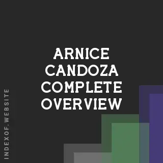 Arnice Candoza Complete Overview | Indexof
