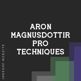 Aron Magnusdottir Pro Techniques | Indexof