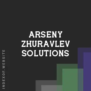 Arseny Zhuravlev Solutions | Indexof