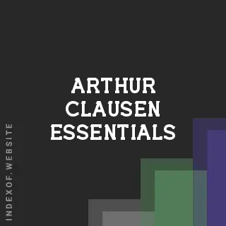 Arthur Clausen Essentials | Indexof