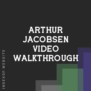 Arthur Jacobsen Video Walkthrough | Indexof