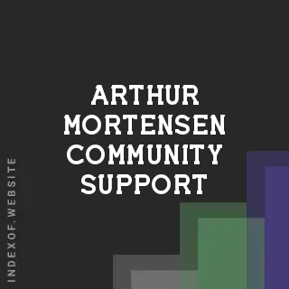 Arthur Mortensen Community Support | Indexof