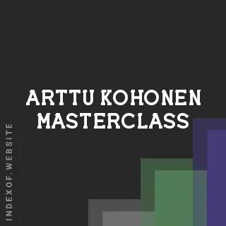 Arttu Kohonen Masterclass | Indexof
