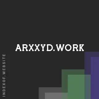 arxxyd.work by Kostyantyn Maliushko site -  Indexof