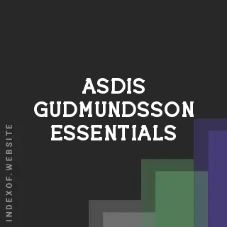 Asdis Gudmundsson Essentials | Indexof