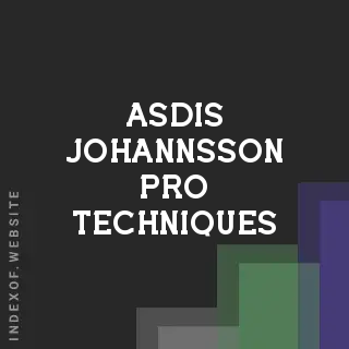 Asdis Johannsson Pro Techniques | Indexof