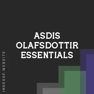 Asdis Olafsdottir Essentials | Indexof
