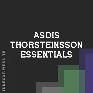 Asdis Thorsteinsson Essentials | Indexof