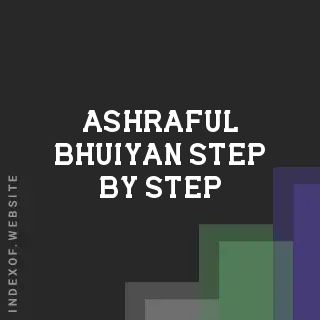 Ashraful Bhuiyan Step-by-Step | Indexof