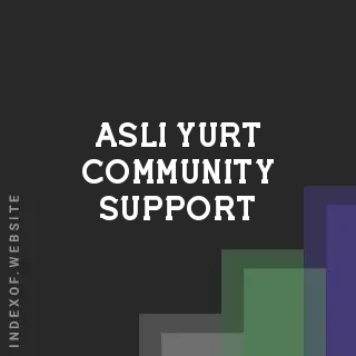 Asli Yurt Community Support | Indexof