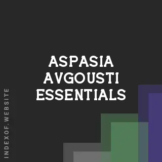 Aspasia Avgousti Essentials | Indexof