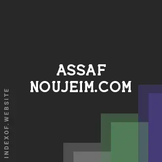 assaf-noujeim.com by Kristin Stefansson site -  Indexof