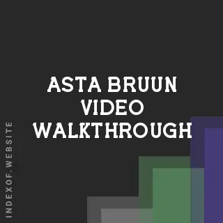 Asta Bruun Video Walkthrough | Indexof