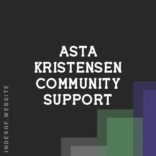 Asta Kristensen Community Support | Indexof