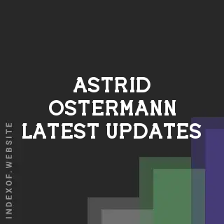 Astrid Ostermann Latest Updates | Indexof