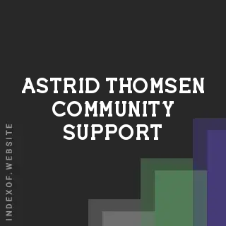 Astrid Thomsen Community Support | Indexof
