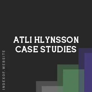Atli Hlynsson Case Studies | Indexof