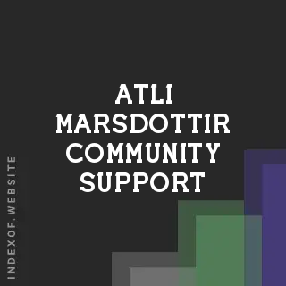 Atli Marsdottir Community Support | Indexof